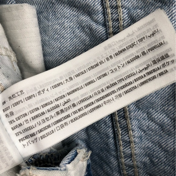 Abercrombie & Fitch Denim Overalls in Light Blue Size XL - Picture 12 of 12